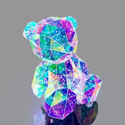 Origami plastic Teddy Bear DIY