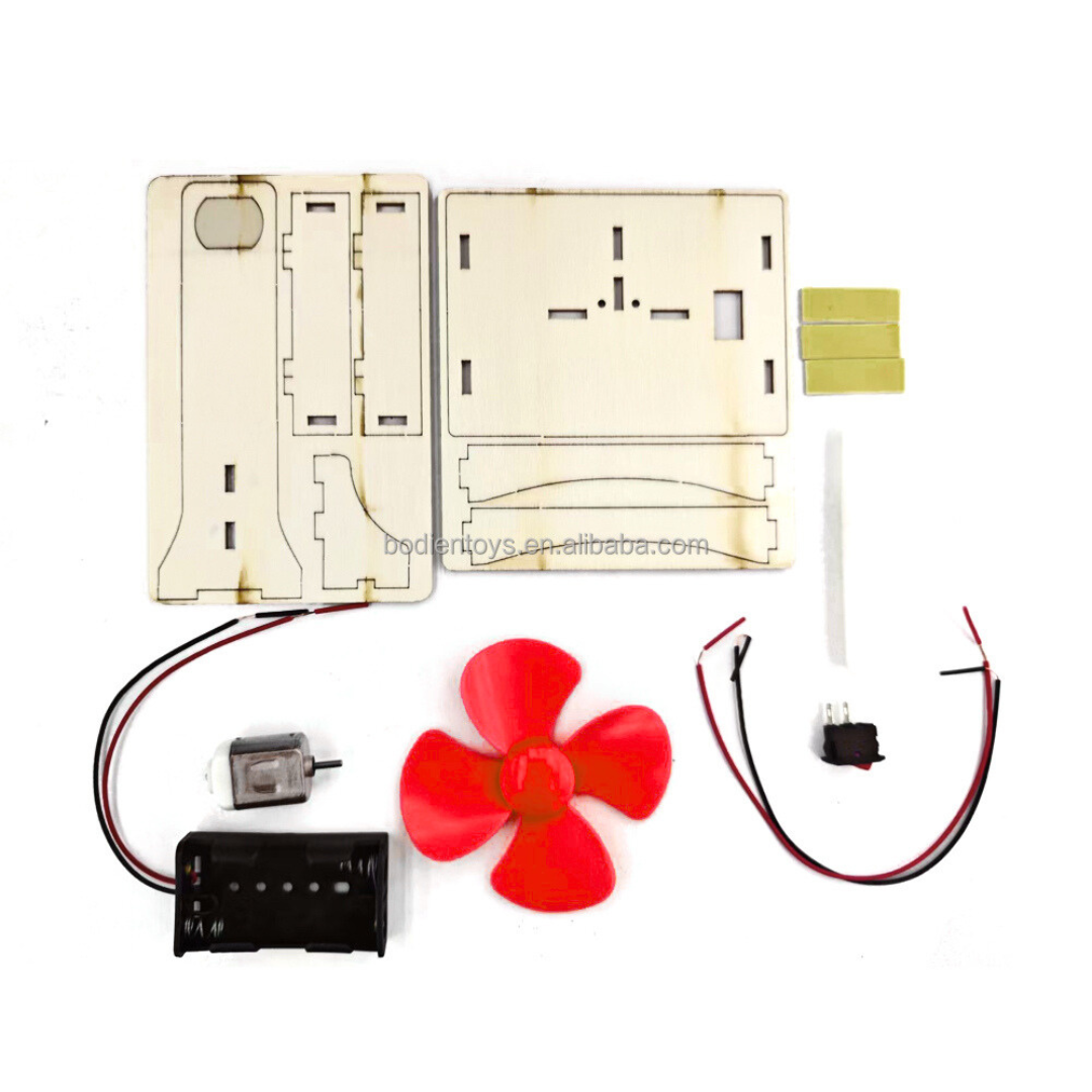 Electric Fan - Wooden DYI