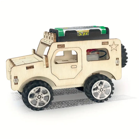 Off-Road DIY Wooden Car