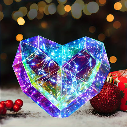 Origami Crystal Heart Lamp