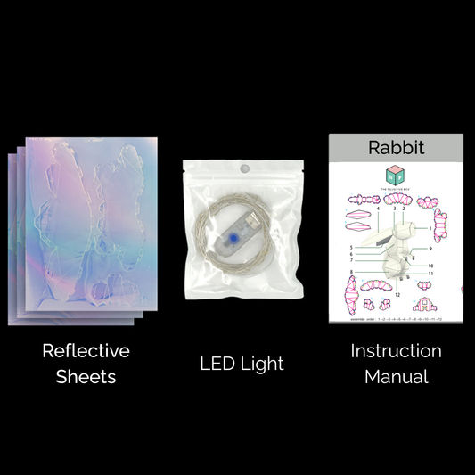 Origami Crystal Rabbit Lamp