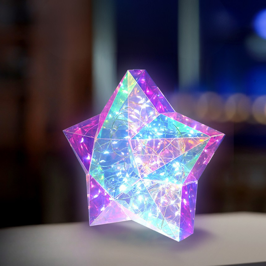Origami Crystal Star Lamp