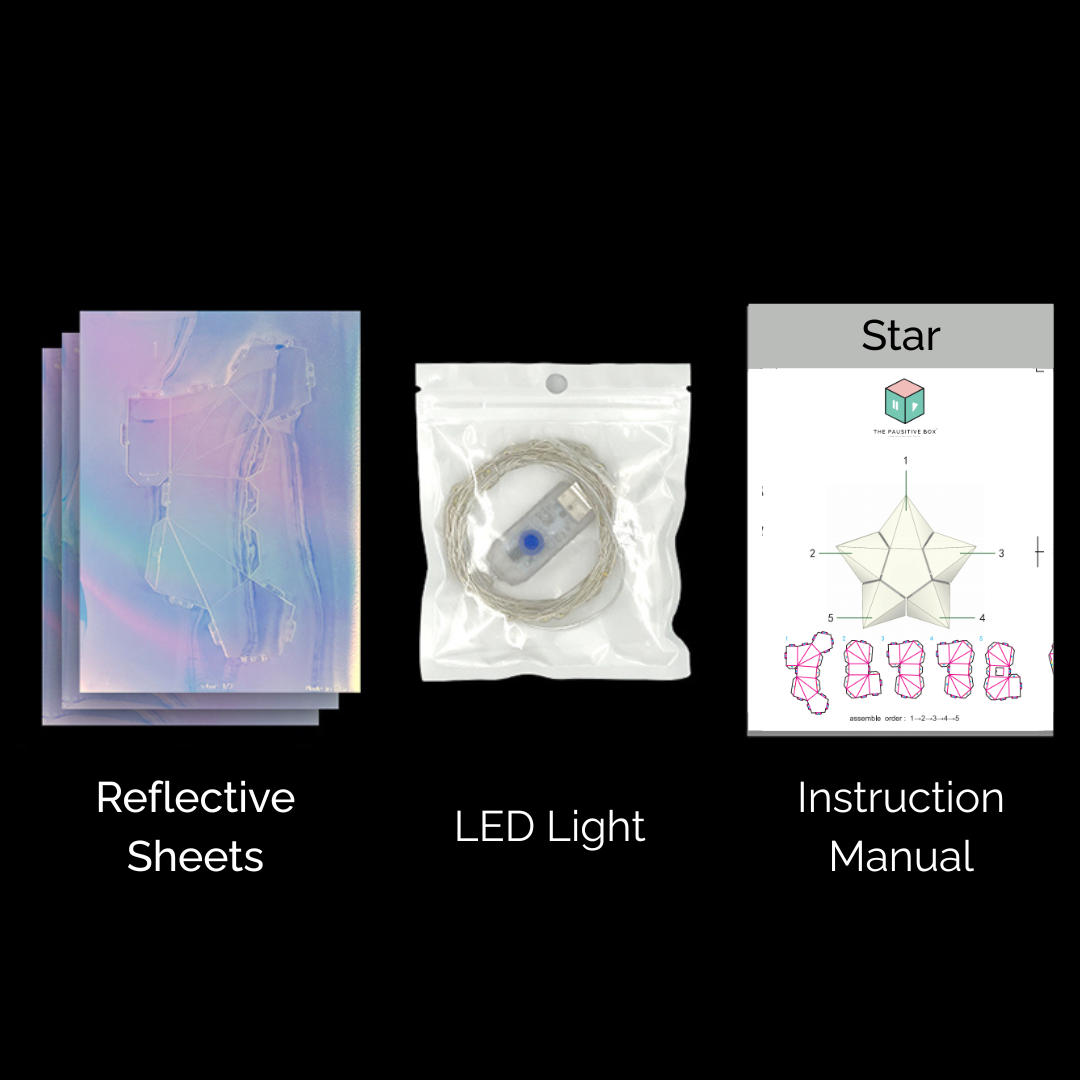 Origami Crystal Star Lamp