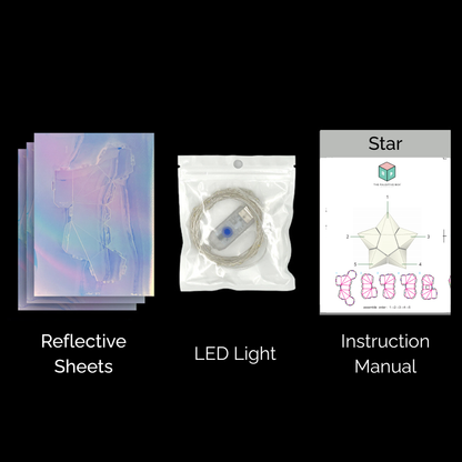 Origami Crystal Star Lamp